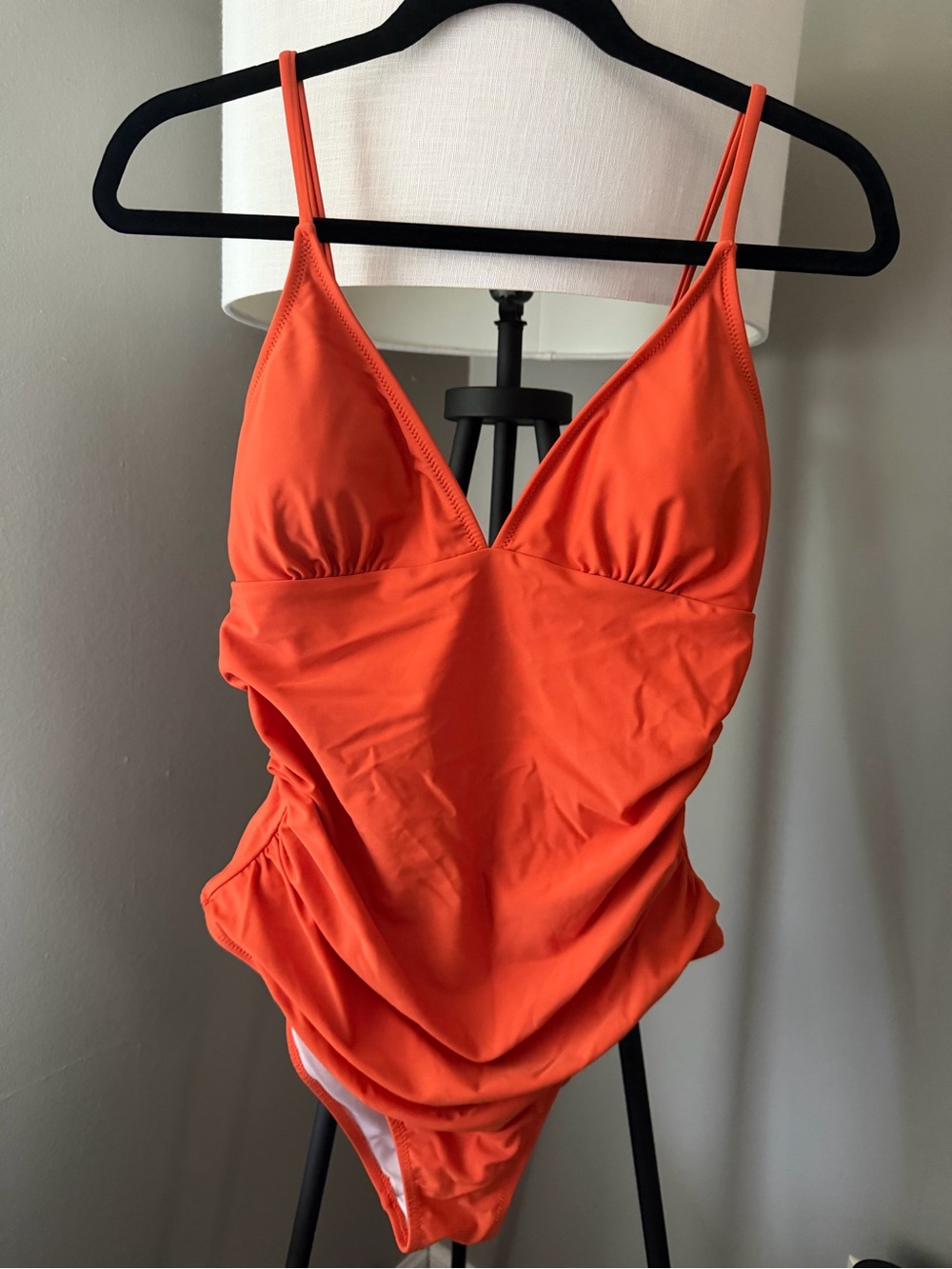 Cupshe Women’s Orange One-Piece Swimsuit - V-Neck